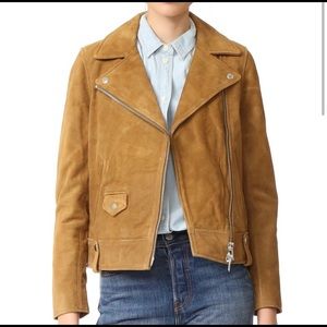 Madewell Suede Biker Jacket (Small)